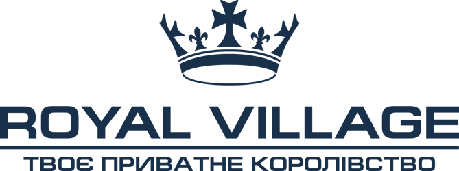 Логотип Royal Village синій